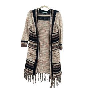 Maurices Striped Sweater Cardigan Size M